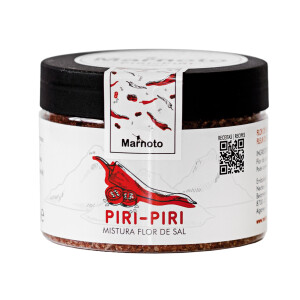 Bestes Meersalz Piri-Piri mistura Fleur de Sel 125g